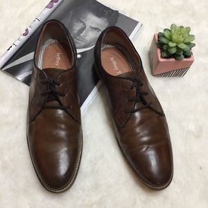 Jeffrey Tyler Mens Felsburg Brown dress Shoes